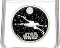 Great Britain 5 Pounds STAR WARS Starfighter 2 oz Silver Proof Coin NGC PF70 -