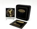 Mexico 1 Onza Golden Enigma LIBERTAD 1 oz Silver Coin Ruthenium Gold Plated -