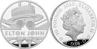 Great Britain 10£ Great Britain 2020 £10 Music Legends Elton John 5 oz Silver Proof Coin #2 -