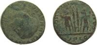 Rome Follis Rome Roman Empire 332 ⊍PLG AE Follis - Constantinus II (GLORIA EXERCITVS; Two standards) Bronze Lugdunum Mint 2.5g VF RIC VII 25 -