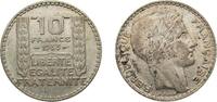 France 10 Francs France Third Republic 1933 10 Francs Silver (.680) (31145963) 10g AU F 360 KM 878 Gad 801 Schön 205 -