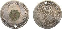 France 24 Sols France Kingdom 1728 A ⅕ Écu - Louis XV Silver (.917) 5.2g VF Dy royales 1677 Ciani 2119 -