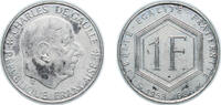 France 1 Franc France Fifth Republic 1988 1 Franc (Charles de Gaulle) Nickel (49917011) 5.99g UNC F 227 Gad 475 KM 963 Schön 256 -