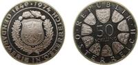 Austria 50 Schilling Austria Second Republic 1974 50 Schilling (Austrian Police Force) Silver (.640) (Copper .360) Vienna Mint (241400) 20g PF KM 292 -