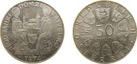 Austria 50 Schilling Austria Second Republic 1974 50 Schilling (Salzburg Cathedral) Silver (.640) (Copper .360) Vienna Mint (2292600) 20g BU KM 2921 -