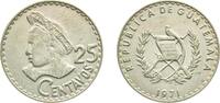 Guatemala 25 Centavos 1971 Guatemala Republic 1971 25 Centavos Nickel br... 6,60 EUR prix TTC + 10,00 EUR frais d'envoi