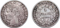 France 1 Franc France Third Republic 1894 A 1 Franc Silver (.835) Paris Mint (1600000) 5g VF KM 822.1 -