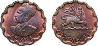 Ethiopia 25 Santeem Ethiopia Empire EE 1936 25 Santeem - Hailé Selassié I Brass (30000000) 6.63g BU KM 36 Schön 32 -
