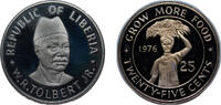 Liberia 25 Cents 1976 Liberia Republic 1976 25 Cents (FAO) Copper-nickel... 11,00 EUR prix TTC + 10,00 EUR frais d'envoi