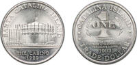 United States 1 Dollar United States 1993 Medal- Santa Catalina Island Trade Dollar The Casino Nickel 24.9g UNC -