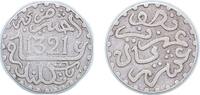Morocco ½ Dirham Morocco AH1321 (1903) ½ Dirham - Abd al-Aziz (London Mint) Silver (.835) (2105000) 1.25g VF Y 18.1 -