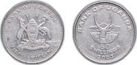 Uganda Uganda Republic 2003 50 Shillings Nickel plated steel Royal Canadian Mint of Winnipeg 4g XF Scratches KM 66 50 Shillings 2003 Royal Canadian M