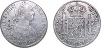 Mexico 8 Reales Mexico Spanish colony 1791 Mo FM 8 Reales - Charles IV Silver (.903) Mexico City Mint 26.9g VF Chopmarked KM 109 -