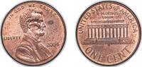United States 1 Cent United States Federal republic 2004 1 Cent Lincoln Memorial Cent (copper plated zinc) Copper plated zinc Philadelphia Mint (33 -