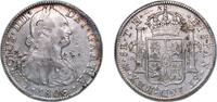 Mexico 8 Reales Mexico Spanish colony 1806 Mo TH 8 Reales - Charles IV Silver (.903) Mexico City Mint 26.9g XF Chopmarked KM 109 -