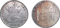 Mexico 8 Reales Mexico Spanish colony 1778 Mo FF 8 Reales - Charles III ¨元 大 天¨ Silver (.903) Mexico City Mint 26.8g XF Chopmarked KM 106 -