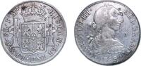Mexico 8 Reales Mexico Spanish colony 1786 Mo FM 8 Reales - Charles III Silver (.896) Mexico City Mint 26.82g VF Chopmarked KM 106a -