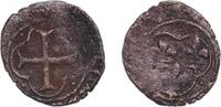 France 2 Deniers France Kingdom 15th Century Double tournois Billon 0.88g VF -