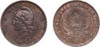 Argentina 2 Centavos Argentina Federal Republic 1891 2 Centavos Bronze (8050000) 9.9g AU KM 33 -