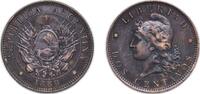 Argentina 2 Centavos Argentina Federal Republic 1889 2 Centavos Bronze (2391000) 10.04g XF KM 33 -
