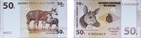 Democratic Republic of the Congo 50 Centimes Democratic Republic of the Congo Democratic Republic of the Congo (1997-date) Republic 1997 50 Centimes Paper UNC P 84 P 84A -