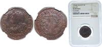 France 1 Liard France Kingdom 1792 BB 3 Deniers / 1 Liard - Louis XVI (FRANÇAIS) Copper Strasbourg Mint (80150) 3.5g NGC VF Dy royales 1725 v -