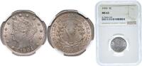 United States 5 Cents United States Federal republic 1904 5 Cents Liberty Nickel (with CENTS) Copper-nickel Philadelphia Mint (21403167) 5g NGC MS -
