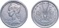 French Equatorial Africa 1 Franc French Equatorial Africa French colonies Federation 1948 1 Franc Aluminium Paris Mint (15000000) 1.32g UNC KM 6 Schön 6 -