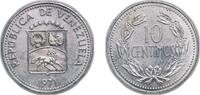 Venezuela 10 Centimos Venezuela Fourth Republic 1971 10 Céntimos Copper-nickel (60000000) 3.96g UNC Y A40 NCV mv10cts-aa -