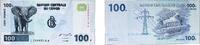 Democratic Republic of the Congo 100 Francs Democratic Republic of the Congo Democratic Republic of the Congo (1997-date) 2000 100 Francs Paper XF P 92 -