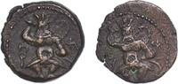 Greece (ancient) ¼ Unit Greece (ancient) Carthaginian Empire Ebusus 200 BC - 101 BC ¼ Unit Rare Copper 2.45g VF ACIP 724 GCV 14 Heiss 22 -