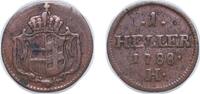 Austria 1 Heller Austria Further Austria Holy Roman Empire 1788 H 1 Heller - Joseph II / Leopold II Copper 0.8g VF KM 5 Schön DM 2002.23 -
