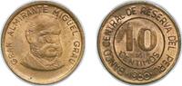 Peru 10 Centimos Peru Republic 1986 LIMA 10 Céntimos Brass (48730000) 3g UNC KM 293 Schön 94 -