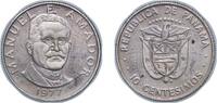 Panama 10 Centesimos Panama Republic 1977 FM 10 Centésimos (Manuel Amador) Copper-nickel clad copper (Cladding: 75% Copper, 25% Nickel; Core: 100% Co -