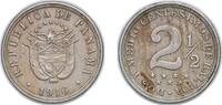Panama 2½ Centesimos Panama Republic 1916 2½ Centésimos Copper-nickel (75% Copper, 25% Nickel) Philadelphia Mint (800000) 4.97g AU KM 7 -