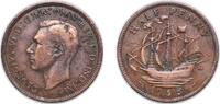 Great Britain ½ Penny Great Britain United Kingdom 1938 ½ Penny - George VI (with 'IND:IMP') Bronze (40320000) 5.67g XF KM 844 Sp 4115 -