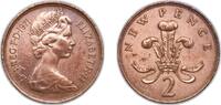 Great Britain 2 Pence Great Britain United Kingdom 1971 2 New Pence - Elizabeth II (2nd portrait) Bronze (1454856250) 7.09g AU KM 916 Sp C1 -