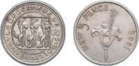 Guernsey 5 Pence Guernsey British dependency 1968 5 New Pence - Elizabeth II Copper-nickel (800000) 5.7g AU KM 23 -