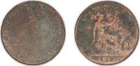 Great Britain 1 Farthing Great Britain Kingdom 1865 1 Farthing - Victoria (2nd portrait; 1st type) Bronze 2.56g F KM 747 Sp 3958 -