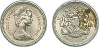 Great Britain 1 Pound Great Britain United Kingdom 1983 1 Pound - Elizabeth II (2nd portrait; Royal Arms) Nickel brass (443053510) 9.46g AU KM 933 Sp -