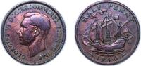 Great Britain ½ Penny Great Britain United Kingdom 1940 ½ Penny - George VI (with 'IND:IMP') Bronze (32162400) 5.55g XF KM 844 Sp 4115 -
