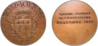 France France Fifth Republic 1979 Medal - Semaine fédérale cyclotourisme Narbonne Bronze 97.26g UNC -