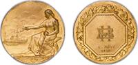 France France Vichy French State 1942 Art Medal Bronze gilded 61.99g UNC -