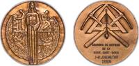 France France Fifth Republic 1989 Medal - Chambre de Métiers de La Seine-Saint-Denis Bronze 77.14g UNC -