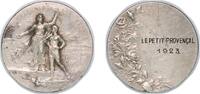 France France Third Republic 1923 Medal - Encouragement aux sports Silver plated bronze 23.04g AU -