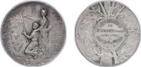 France France Third Republic 1912 Medal - Association agriculture de St Amand Silver plated bronze 37.57g AU -