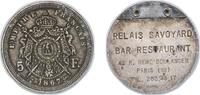 France France ND Medal - Relais savoyard bar restaurant Silver plated bronze 18.69g VF -