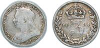 Great Britain 3 Pence Great Britain United Kingdom 1894 3 Pence - Victoria (3rd portrait; incl. Maundy) Silver (.925) Royal Mint (Tower Hill) (1608600 -