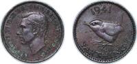 Great Britain 1 Farthing Great Britain United Kingdom 1941 1 Farthing - George VI (with 'IND:IMP') Bronze Royal Mint (Tower Hill) (27312000) 2.83g AU KM -