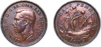 Great Britain ½ Penny Great Britain United Kingdom 1945 ½ Penny - George VI (with 'IND:IMP') Bronze Royal Mint (Tower Hill) (57000000) 5.67g XF KM 844 -
